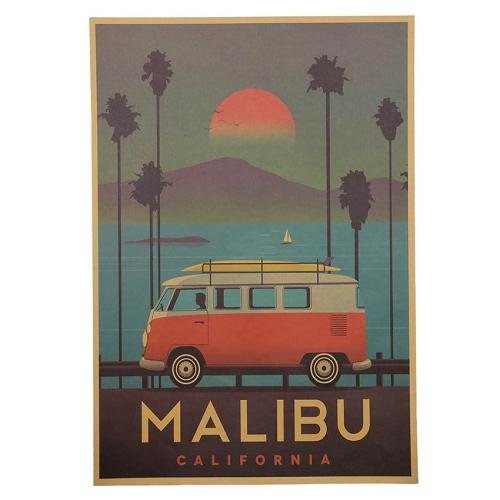 MALIBU poster by Veasoon