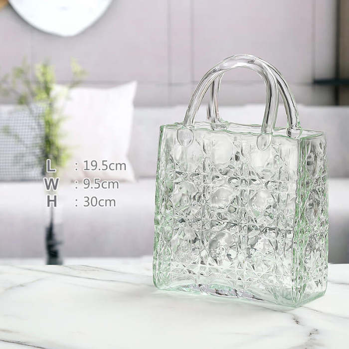 Handbag Glass Vase