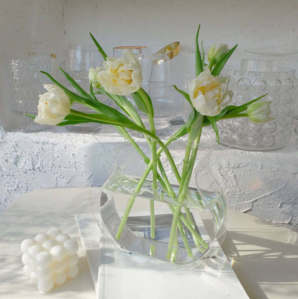 Acrylic Fishtail Shape Vase