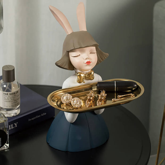 Rabbit Girl Resin Storage
