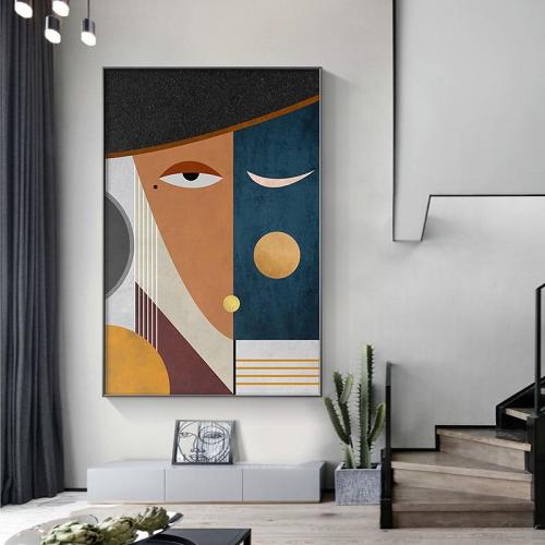 Geometric Abstract Wall Art by Veasoon