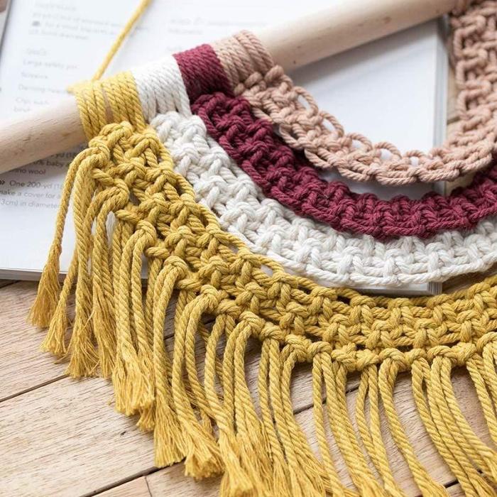 Adana Macrame Hanging Wall Art by Veasoon