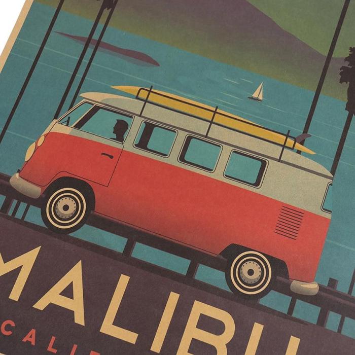 MALIBU poster by Veasoon