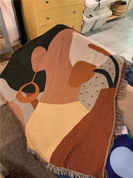 A Girl's Personality Throw Blanket by Veasoon