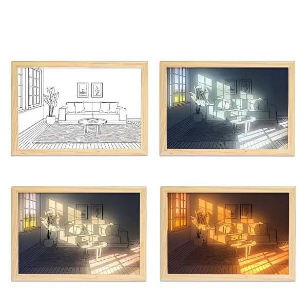 Luminous Landscapes Light Art Decor by Veasoon
