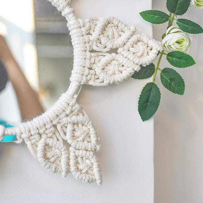 Macrame Mirror (2 Styles) by Veasoon