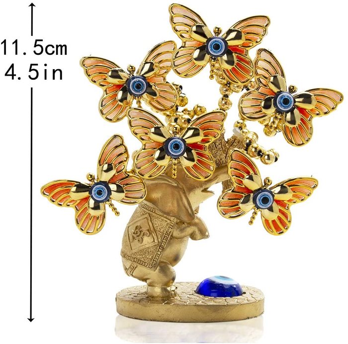 Evil Eye Butterflies and Elephant Tree by Veasoon