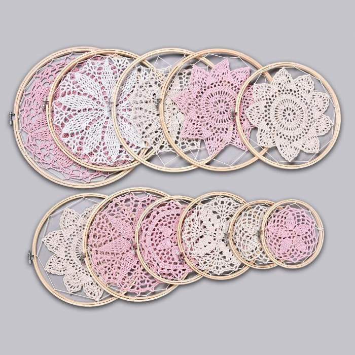 Handmade Lace Dream Catcher by Veasoon