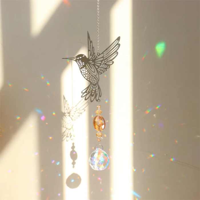 Nature's Dance Crystal Suncatchers by Veasoon