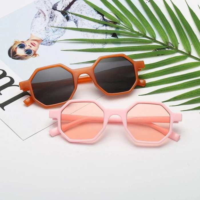 Hexagonal Retro Vintage Sunglasses