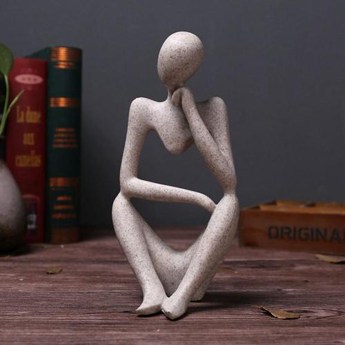 Abstract Character Sandstone Decor Figurines by Veasoon