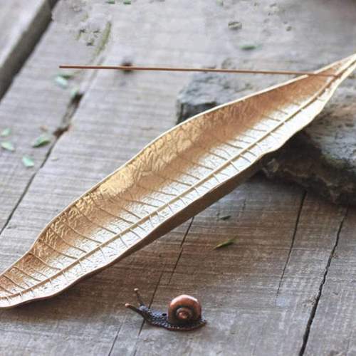 Bodhi Leaf Incense Stick Burner by Veasoon