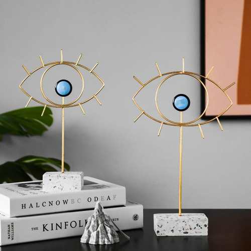 Evil Eye Decor Ornament Figurines by Veasoon