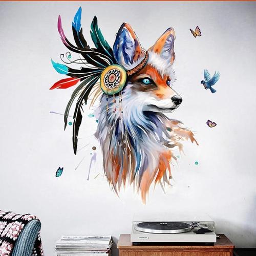 Fox Wall Sticker by Veasoon