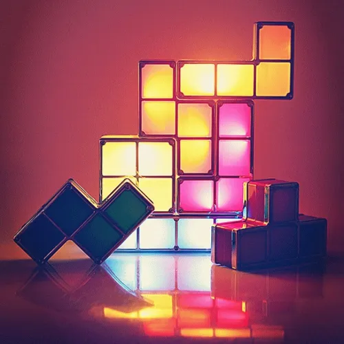 Chromatherapy STEM LED Desk Lamp Puzzle