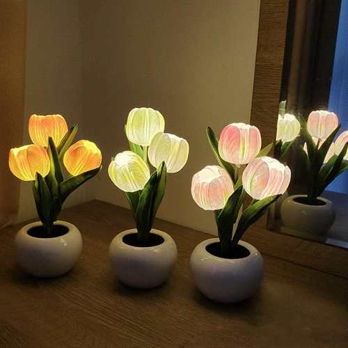 Tulip LED Night Light by Veasoon