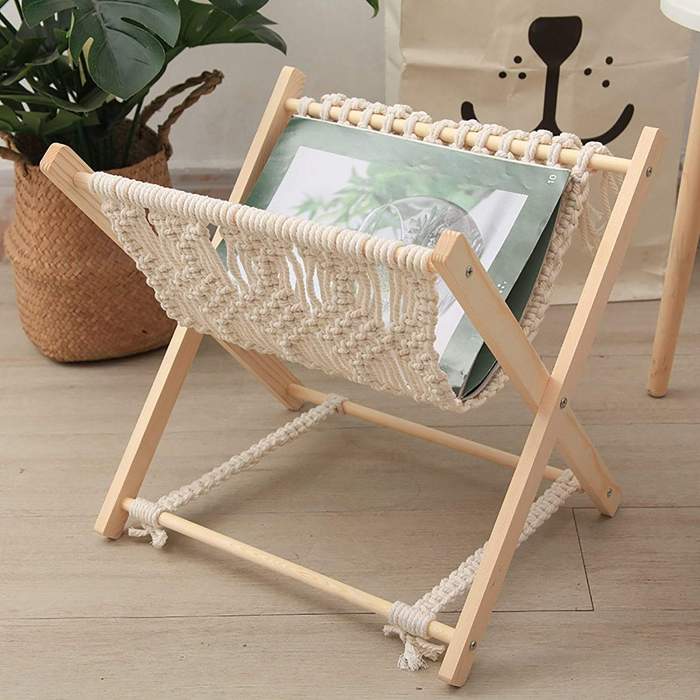 Handmade Bohemian Book Rack by Veasoon