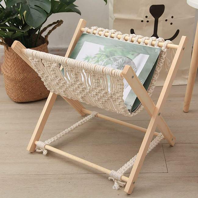 Handmade Bohemian Book Rack by Veasoon