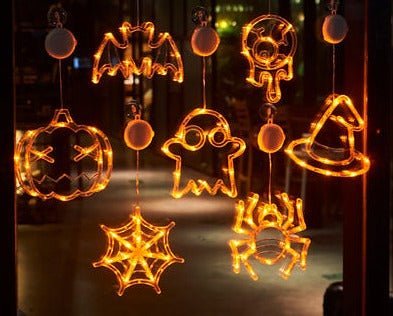 Halloween LED Lights Window Decor by Veasoon
