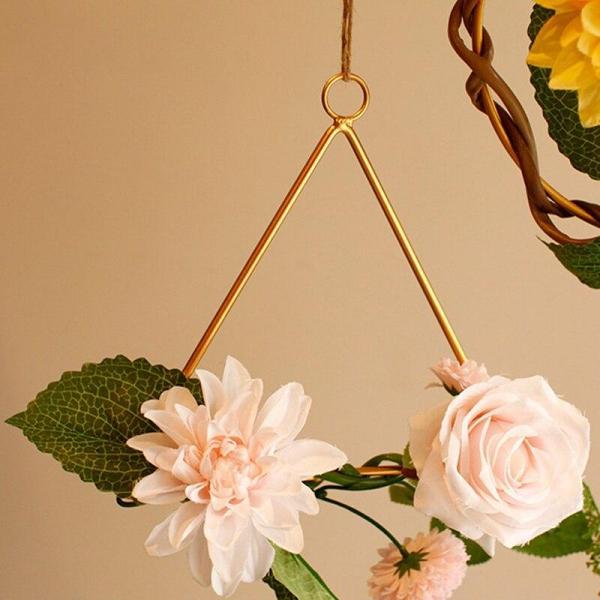 Gold Geometric Hanging Decorations by Veasoon