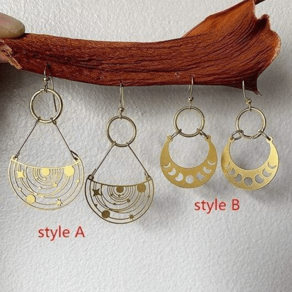 Solar System Drop Earrings