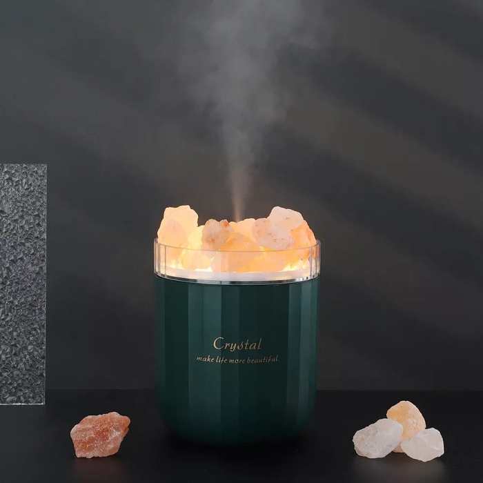Himalayan Salt Stone Humidifier by Veasoon