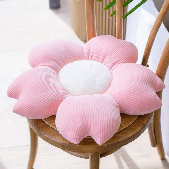 Pastel Flower Pillow by Veasoon