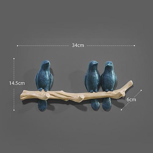 Cute Birds Wall Hanger by Veasoon