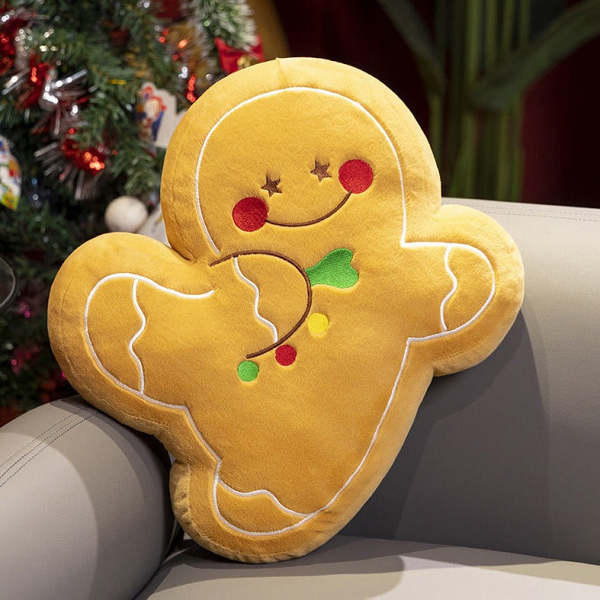 Ginger Breadman Christmas Plush Toy by Veasoon