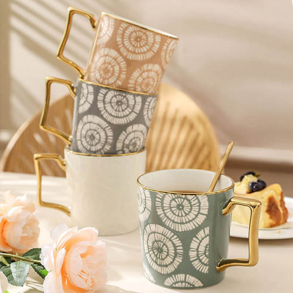 Tie-dye Print Ceramic Mug