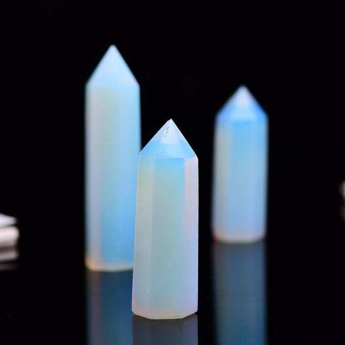 Opalite Crystal Point Tower by Veasoon