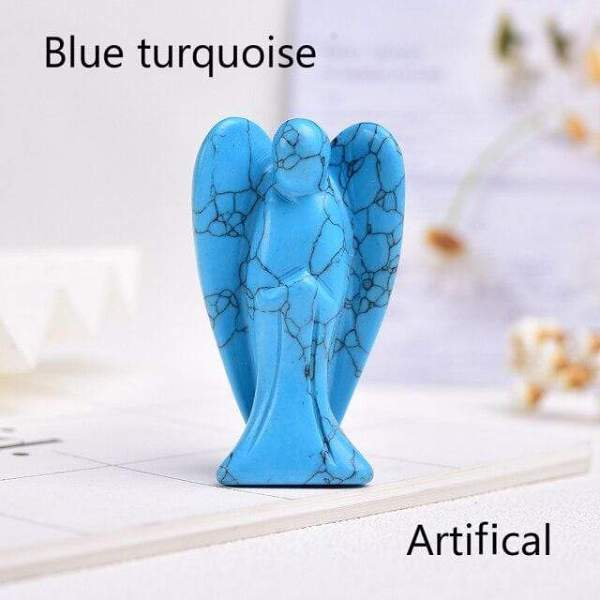 Guardian Angel Crystal Carving by Veasoon