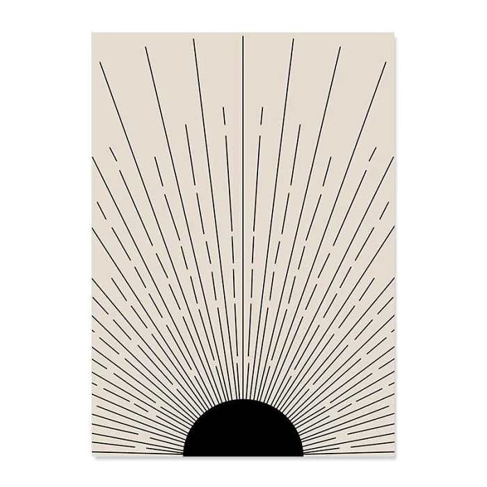 Abstract Line Drawing Boho Poster by Veasoon