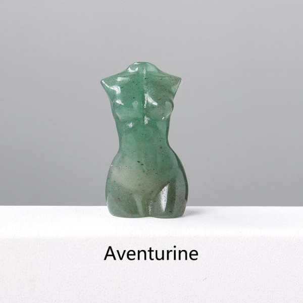 Goddess Silhouette Crystal Statue by Veasoon