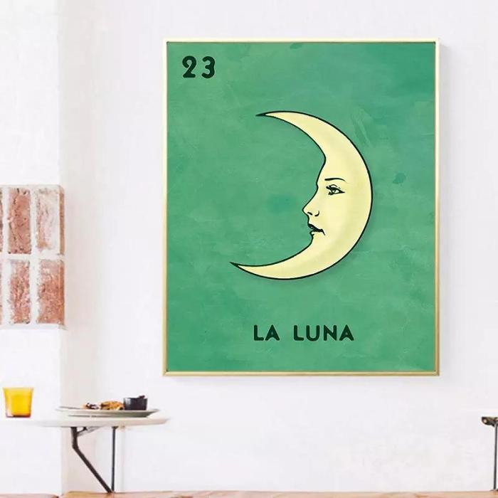 La Luna Canvas Wall Art by Veasoon