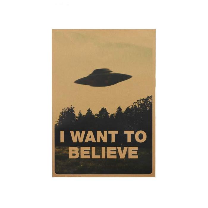 I WANT TO BELIEVE Poster by Veasoon