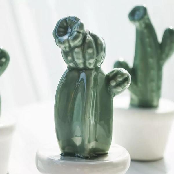 Cactus Pot Decor by Veasoon