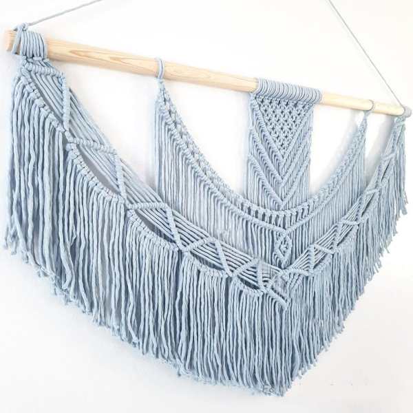 Chic Hand Woven Macrame Wall Hanging by Veasoon