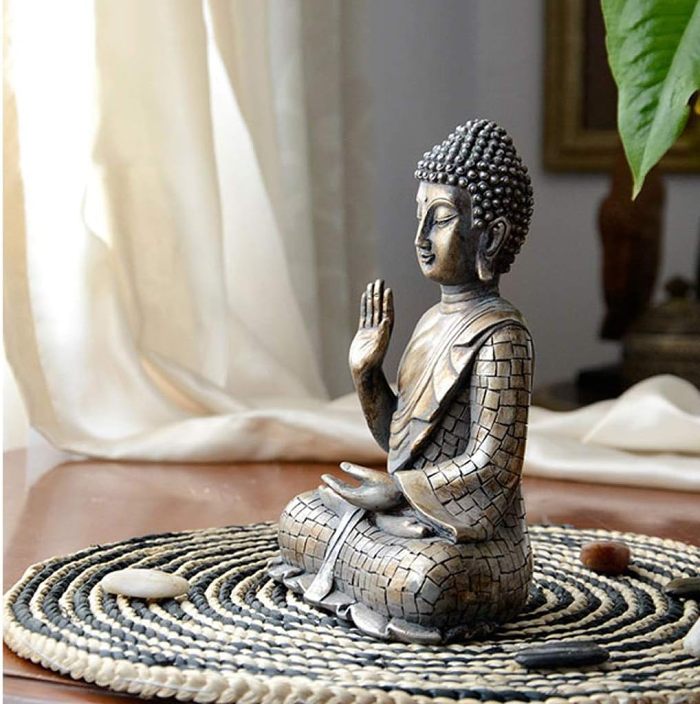 Buddha Statue Figurine by Veasoon