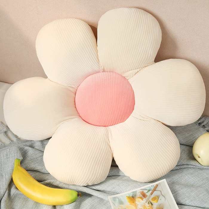 Pastel Flower Pillow by Veasoon
