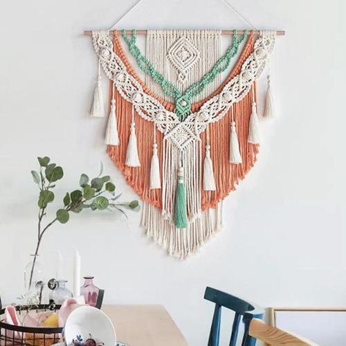 Macrame Colorful Bohemian Wall Hanging by Veasoon