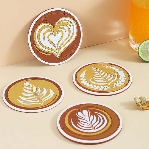 Cup of Joe Round Coffee Cup Mats by Veasoon