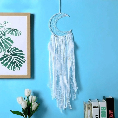 Crescent Moon Dreamcatcher by Veasoon