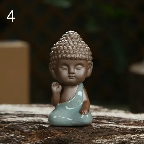 Mini Buddha Statue in Ceramic and Porcelain by Veasoon