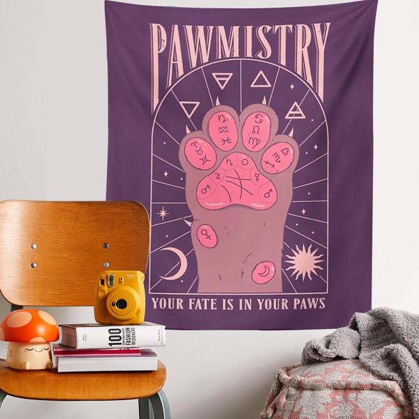 Pawmistry Tapestry by Veasoon