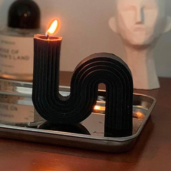 Handmade Wave Candle by Veasoon
