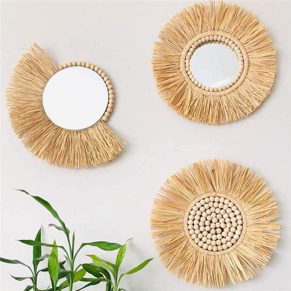 Seagrass Wall Mirrors (4 Styles) by Veasoon