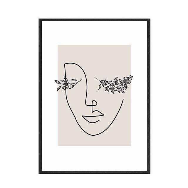 Abstract Art Canvas Poster by Veasoon