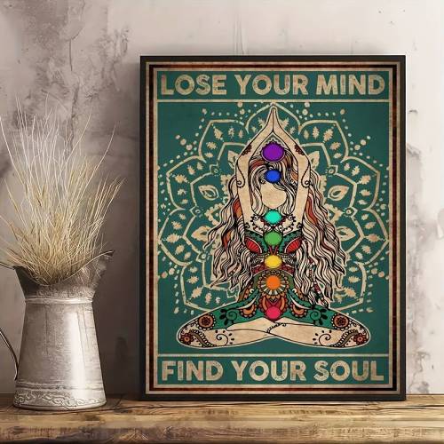 Lose Your Mind Find Your Soul Wall Poster by Veasoon