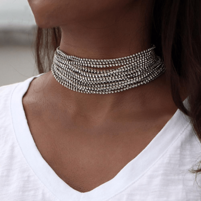 Crystal Choker Necklace